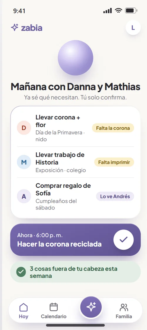 Resumen de la noche con lo que necesitan mañana